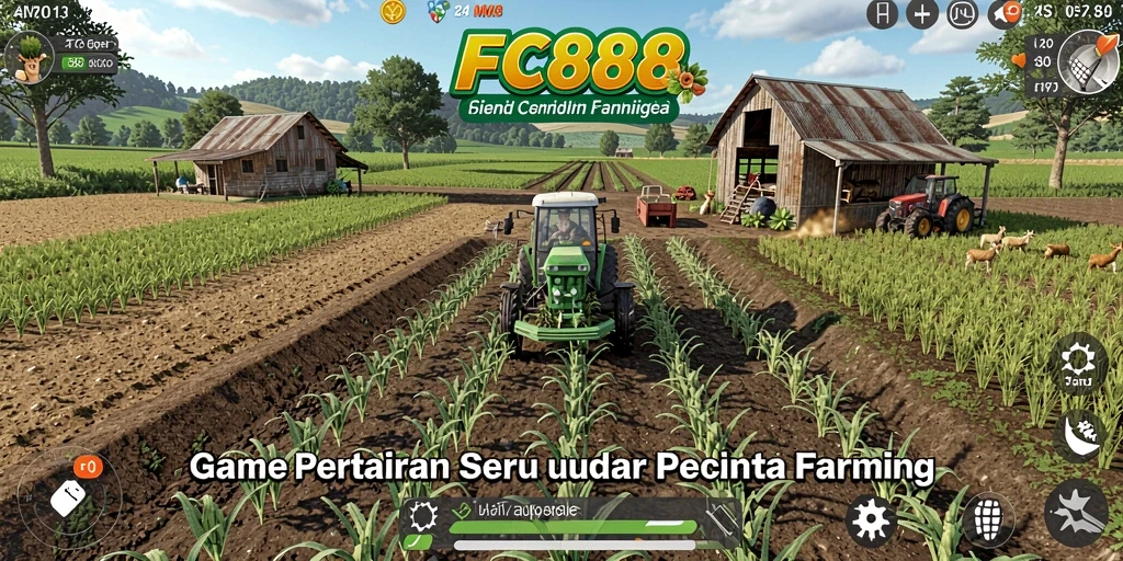 Gameplay seru di FC888 dengan aktivitas pertanian yang menyenangkan.