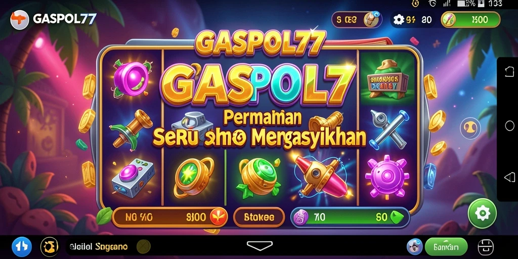 Tampilan gameplay GASPOL77 yang menarik dan penuh aksi.