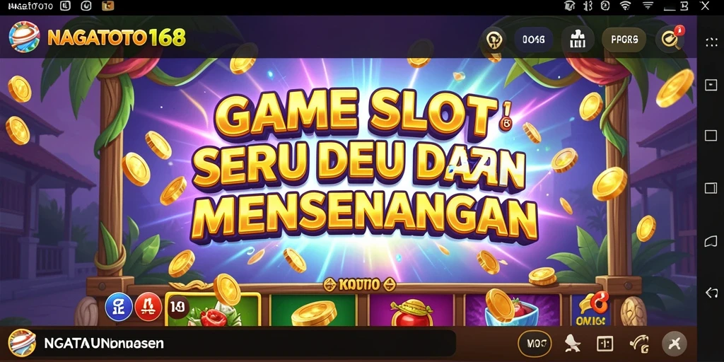 Gameplay menarik dari NAGATOTO168 dengan tema slot yang beragam.