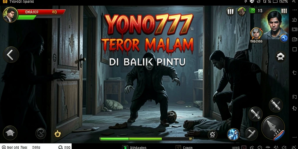 Screenshot YONO777 menunjukkan suasana mencekam selama gameplay.
